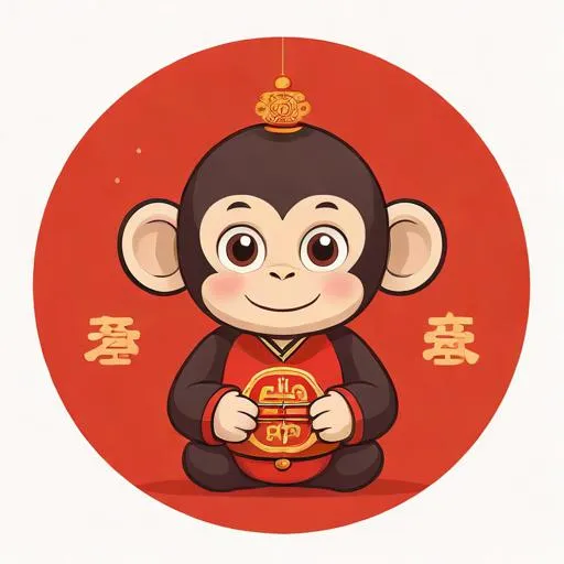 2025年猴化太岁吉祥物图片  第1张