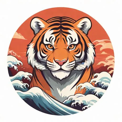 属虎人最旺三个颜色后后面的图案，属虎传统文化寓意  第3张